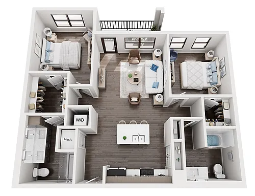 Floor plan B2
