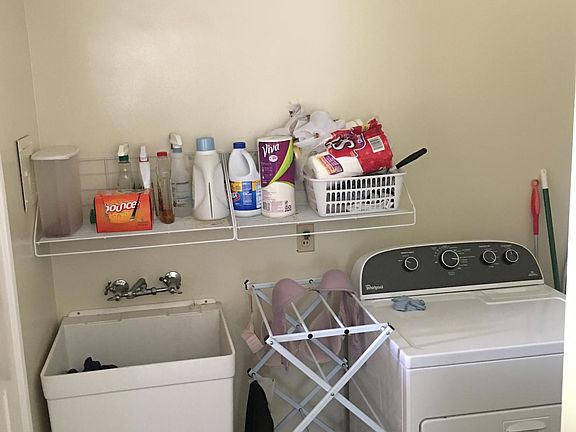 inside laundry room