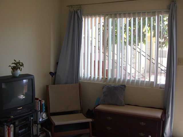 Front picture window in living room