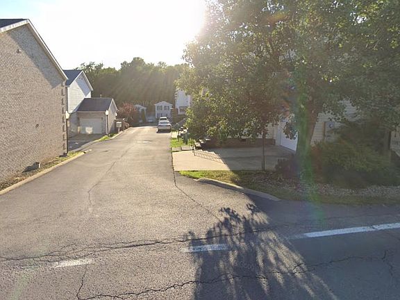 Exterior of townhouse complex