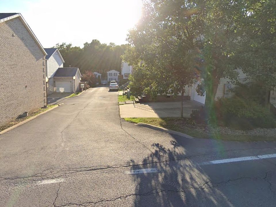 Exterior of townhouse complex