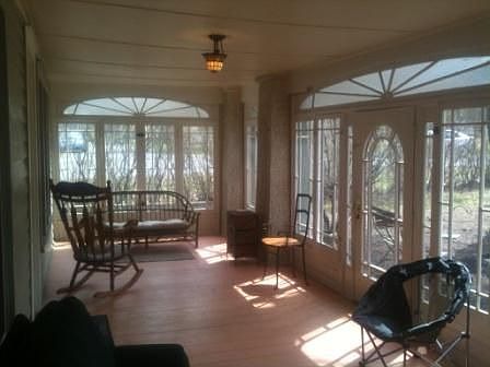 enclosed front porch
