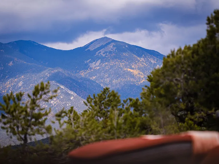 Pueblo Peak to the north, view from the house