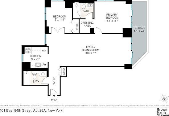 2nd image of 401 E 84th St APT 26A