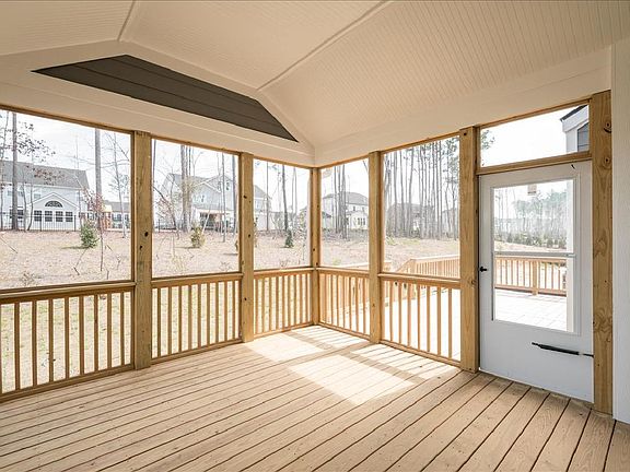 Spacious screened-in porch