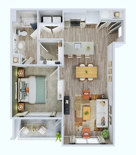 Floor plan 1B