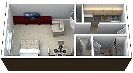 Floor plan Studio