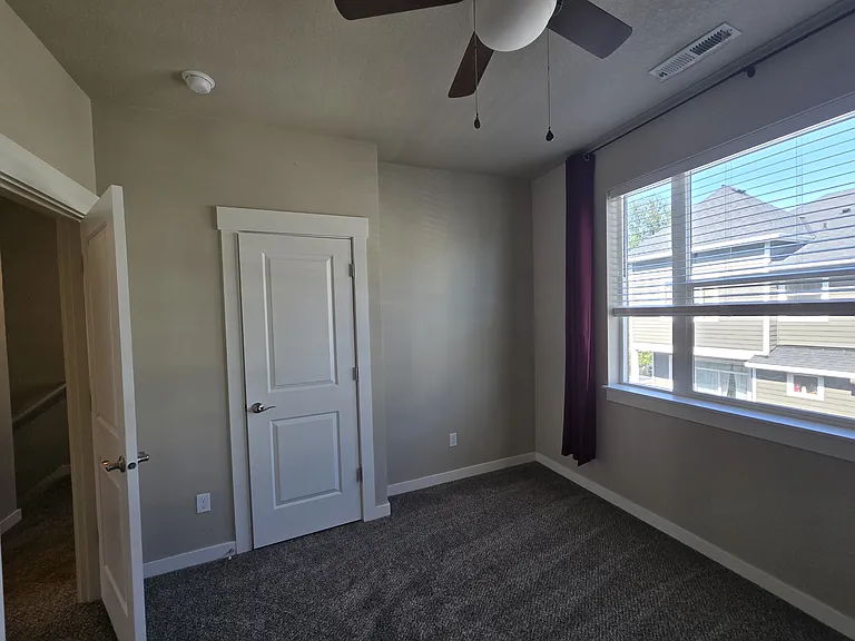 Bedroom facing east