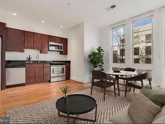 The large open concept allows for various layouts and entertaining.