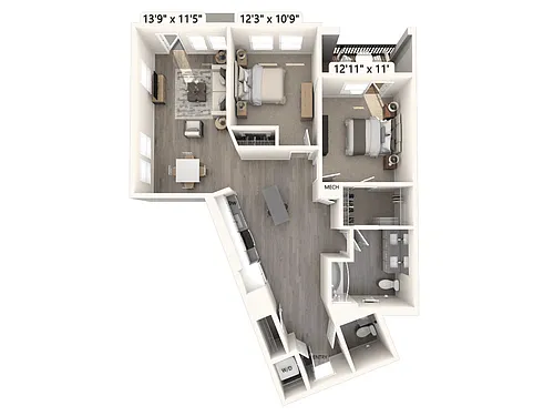 Floor plan B17U