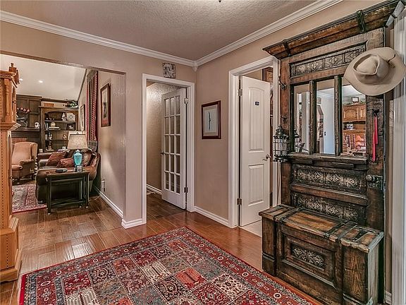 The hand scraped flooring in this home is top of the line!