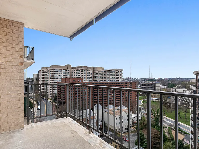 Take in the city views while sipping on your morning coffee