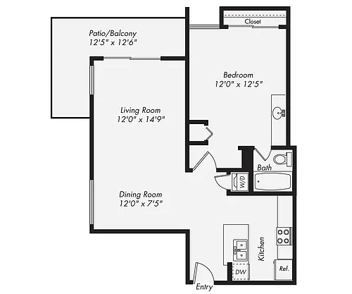 Floor plan Furnished-f-A5-755sf