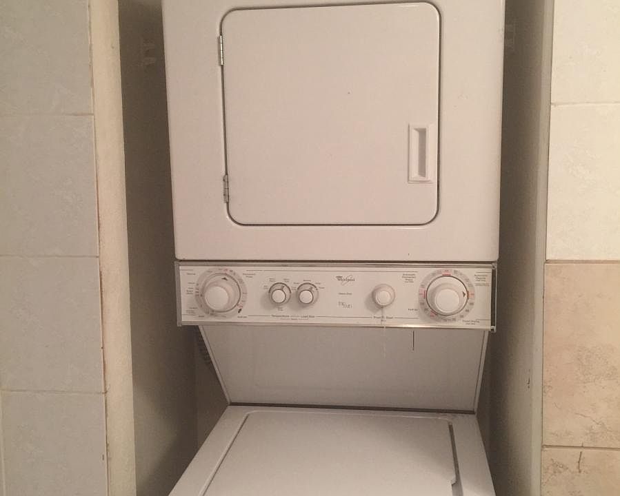 Washer and dryer in unit