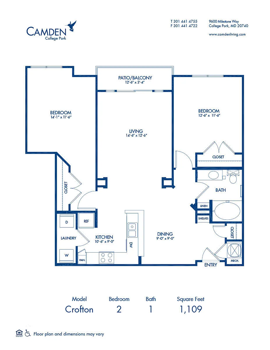 Floor plan Crofton