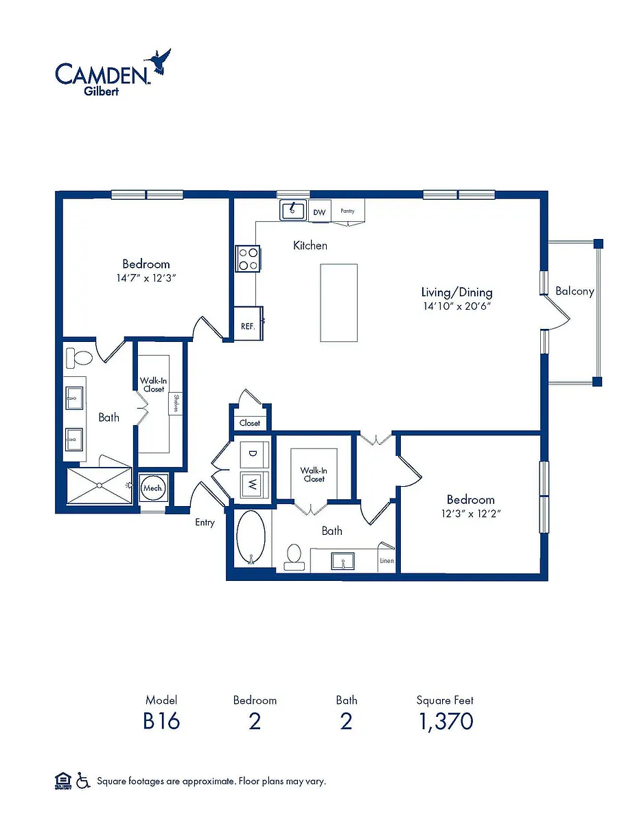 Floor plan B16