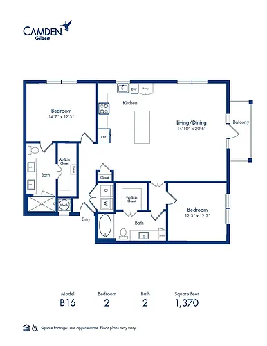 Floor plan B16