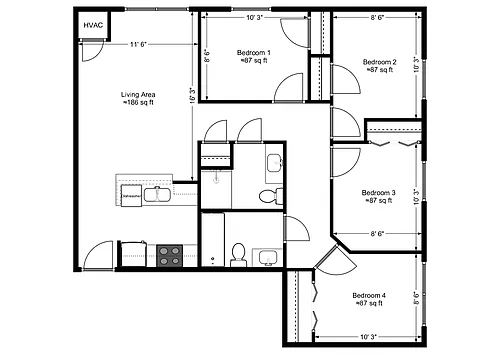 Floor plan T