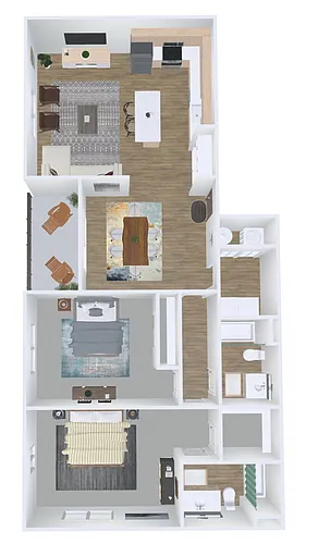 Floor plan 2x2 Corner