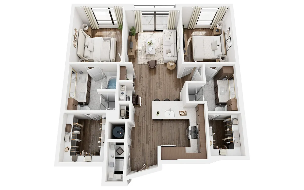 Floor plan Q