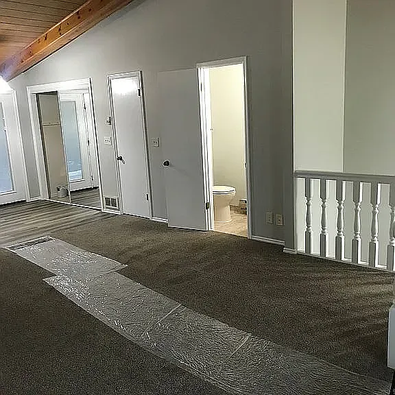 Main floor with bathroom, pantry, and laundry area.