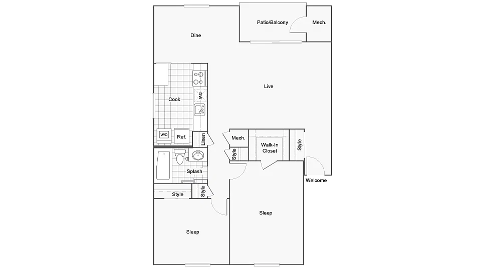 Floor plan Berkley