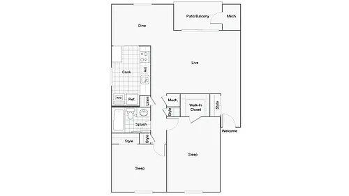 Floor plan Berkley