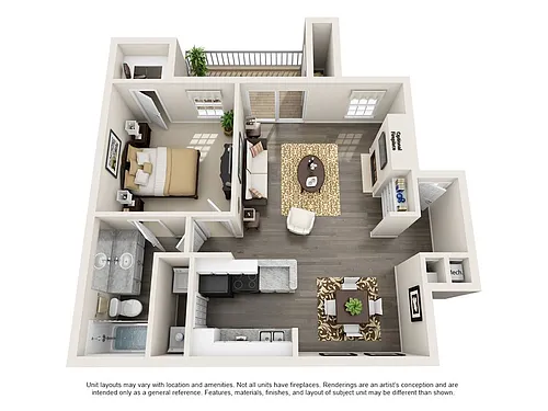 Floor plan Oaks 1