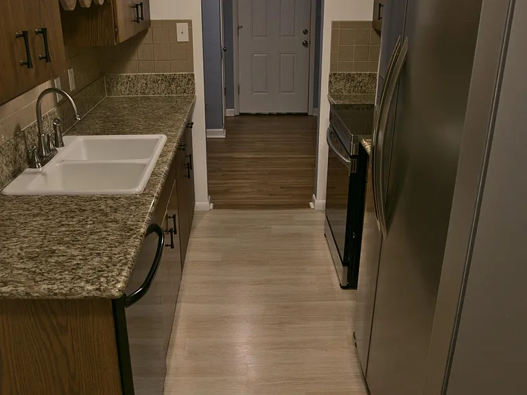 Kitchen from hallway