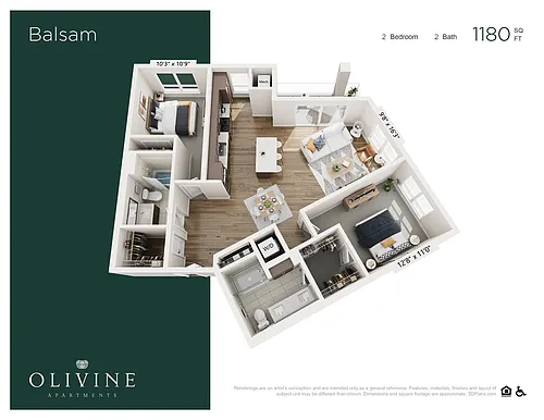 Floor plan Balsam