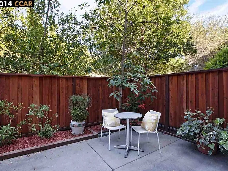 Private patio