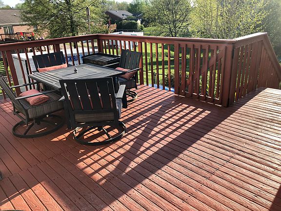 Large sturdy deck