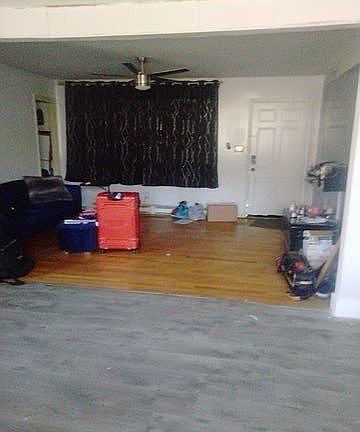 Open living room to kitchen 