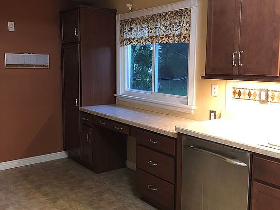 Office space in kitchen