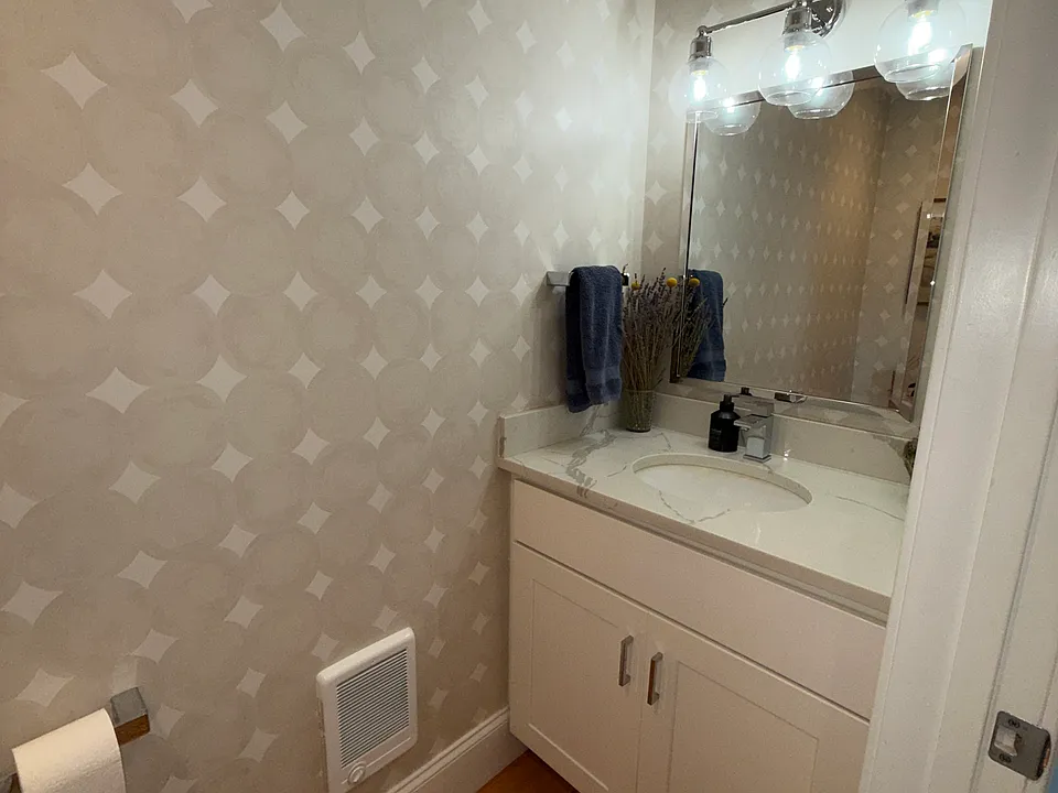 half bath on first floor