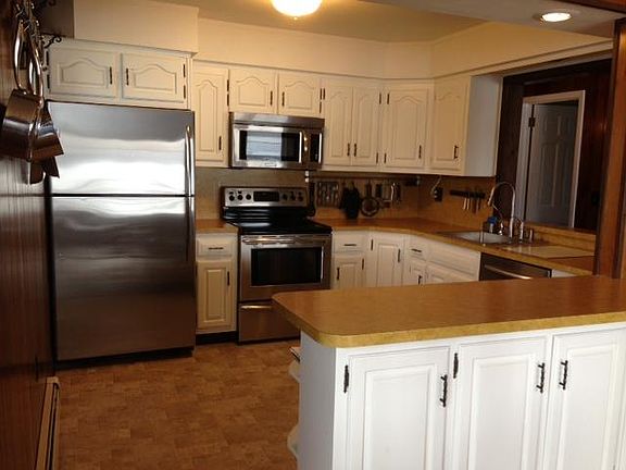 Kitchen with stainless appliances