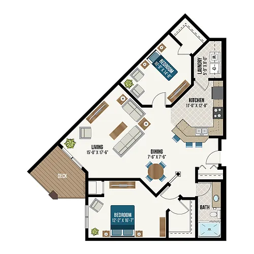Floor plan The Dunbar