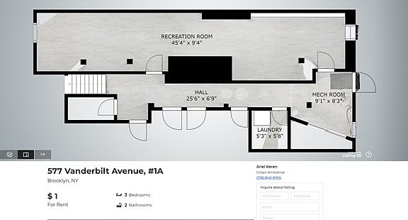 3rd image of 577 Vanderbilt Ave #A1