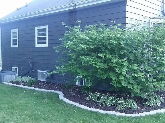 Wrap around landscaping.