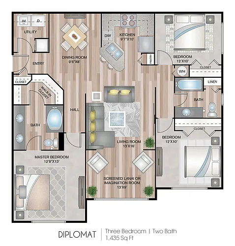 Floor plan Diplomat - Premium Plus