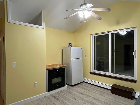 sliding glass doors to private deck