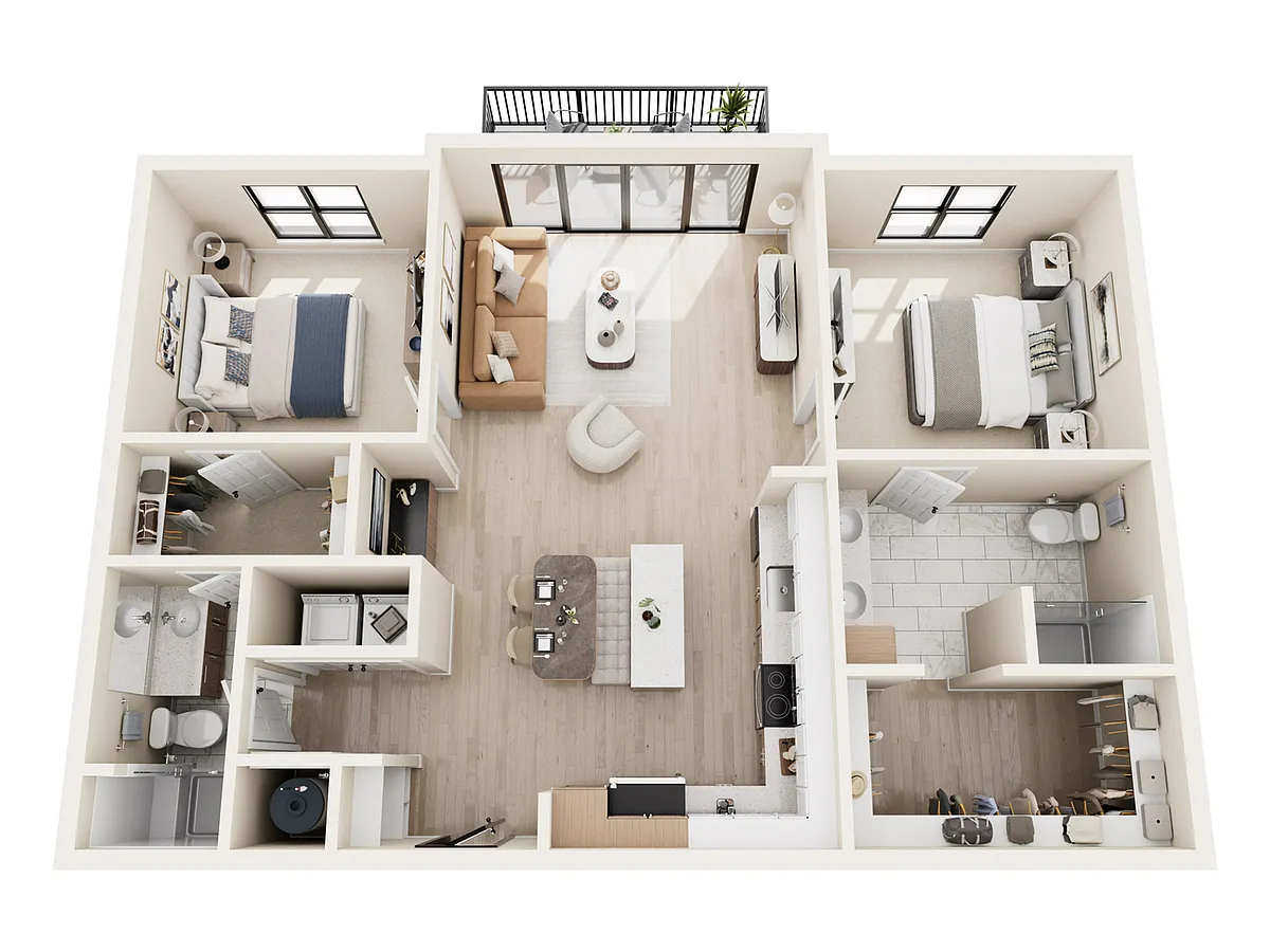 Floor plan C1a