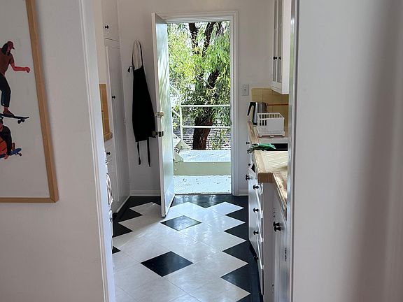 Kitchen facing back