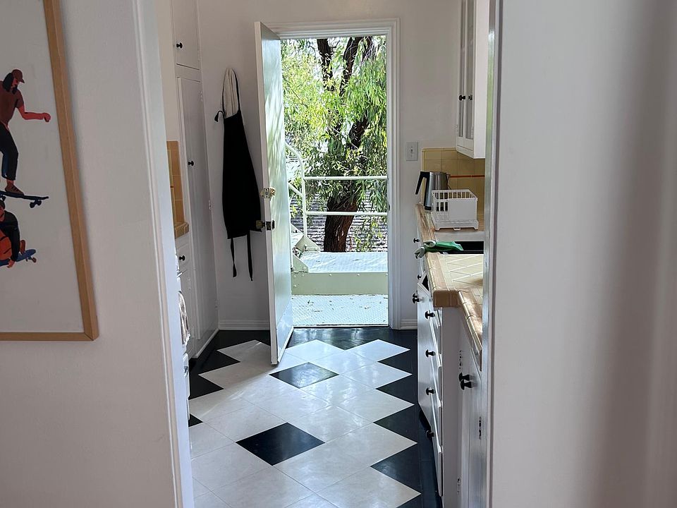 Kitchen facing back
