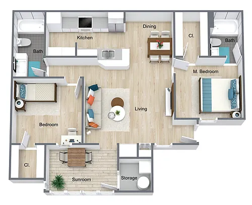 Floor plan B2