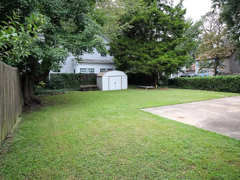 large back yard