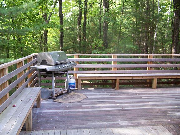 huge wrap around deck