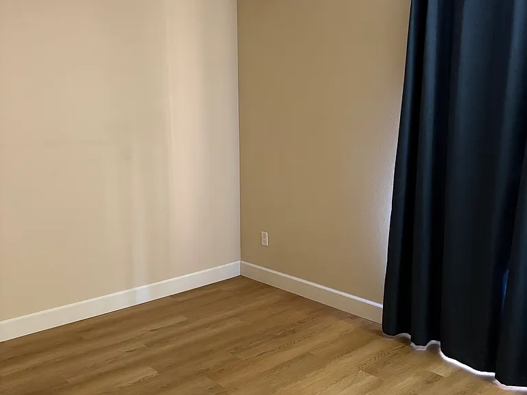 Bedroom with double closet