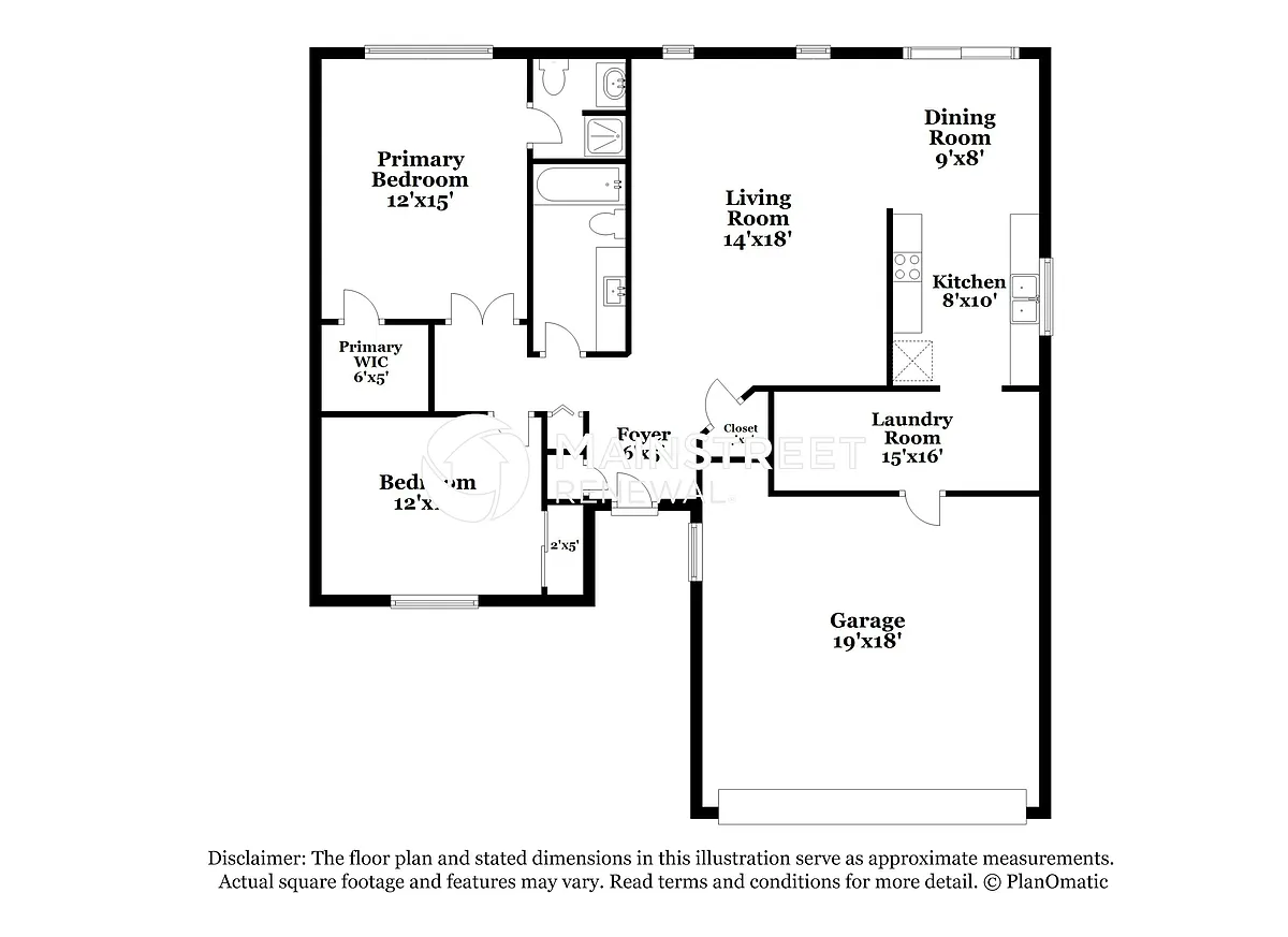 Floor Plan - 7007 W Pasadena Ave