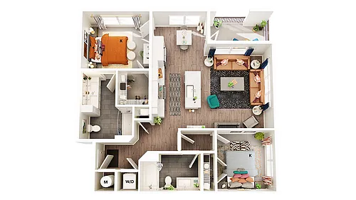Floor plan B1-A-HC